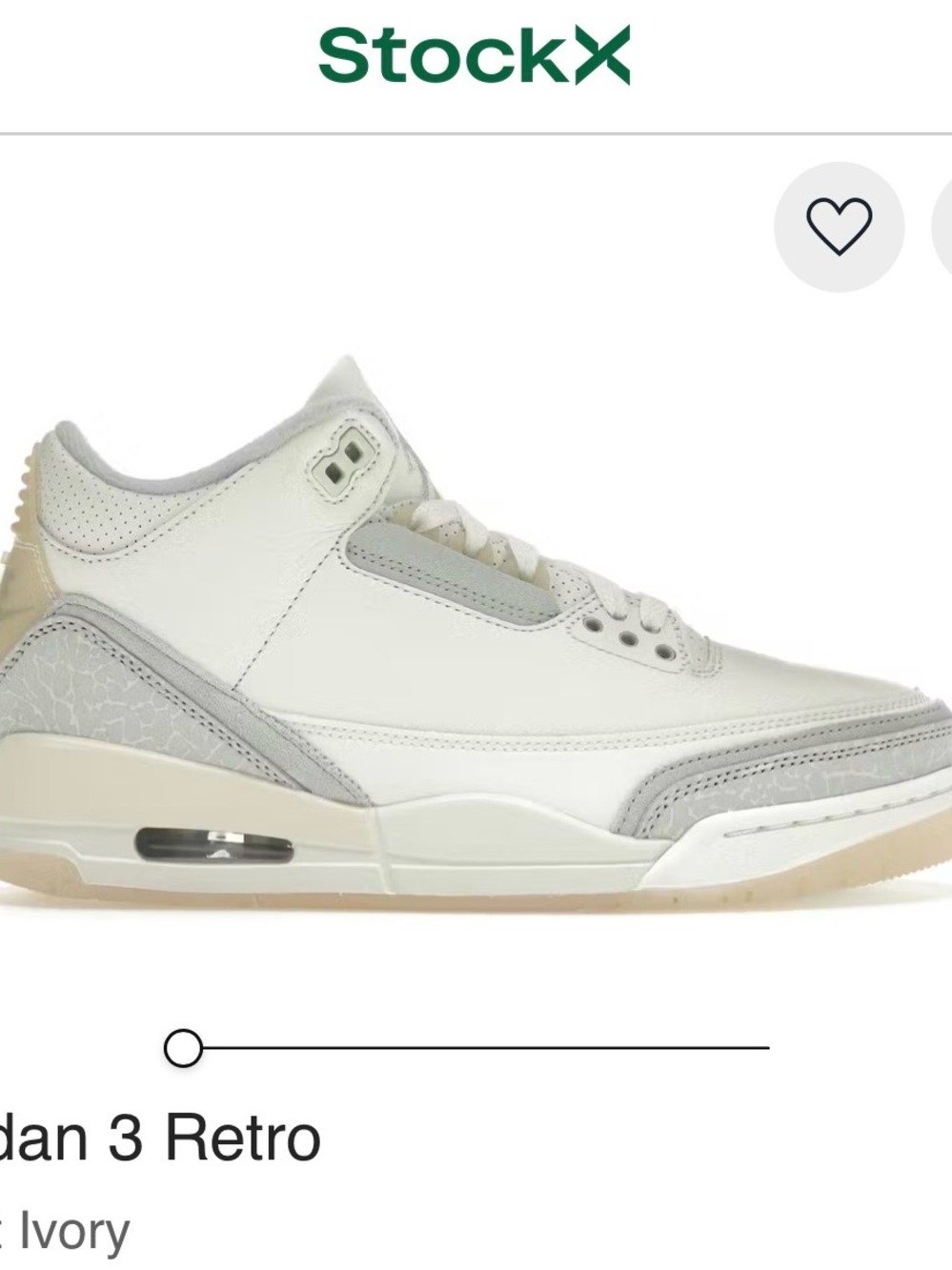 Jordan 3 Retro Ivory Grey Basketball Sneakers
